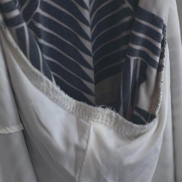 Eliza J Black White Pink Geometric Jersey Stretch Shift Dress 16W - Picture 8 of 10